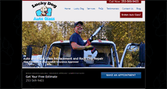 Desktop Screenshot of luckydogglass.com